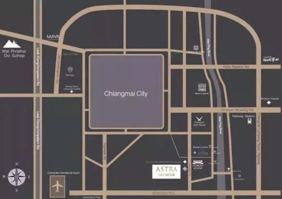 The Astra Sky River Chiangmai_sky Pool_old City Apartamento *